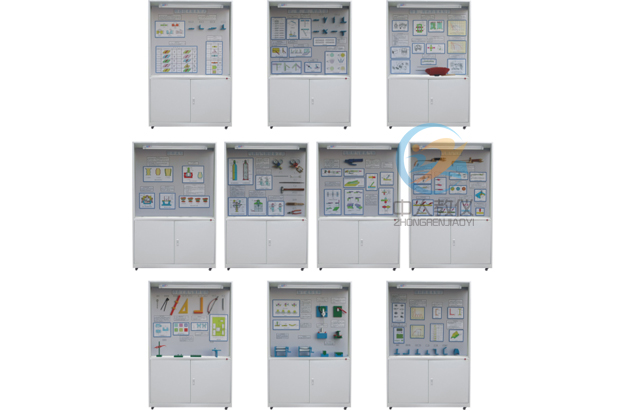 《焊、鉚工工藝學(xué)》陳列柜,焊、鉚工工藝學(xué)教學(xué)陳列柜